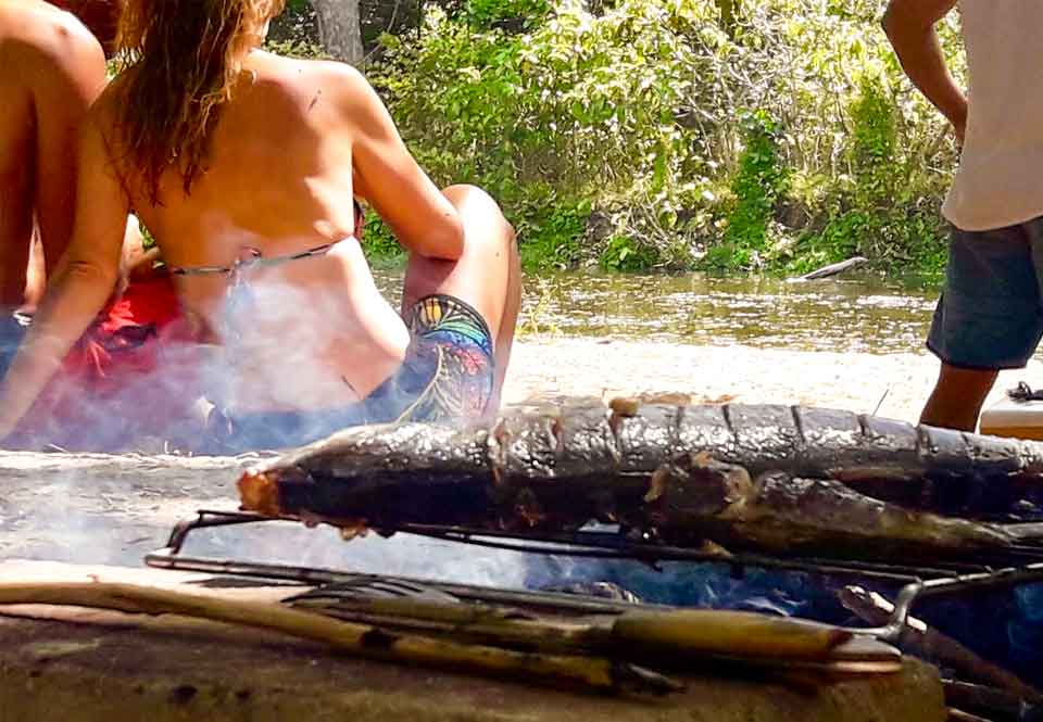 Overnight island camping near Kalpitiya lagoon with seafood BBQ under the stars