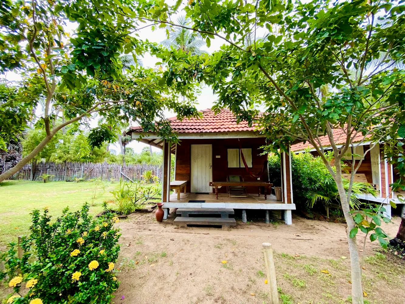 Garden chalet exterior at Valampuri Resort