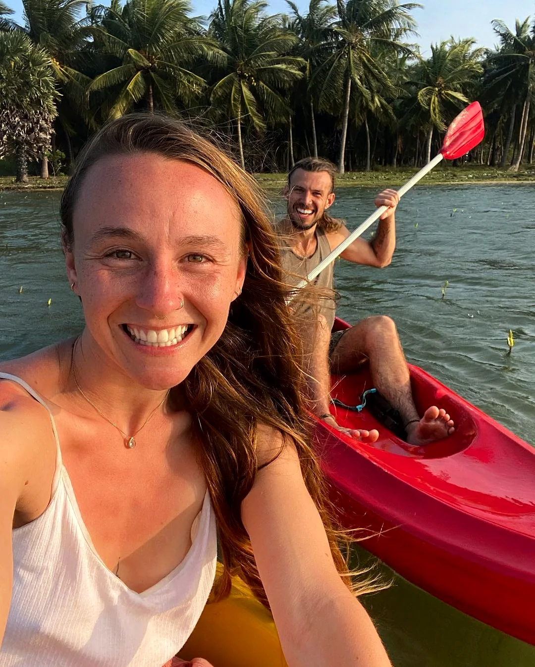 Kayaking on Kalpitiya Lagoon at Valampuri Resort