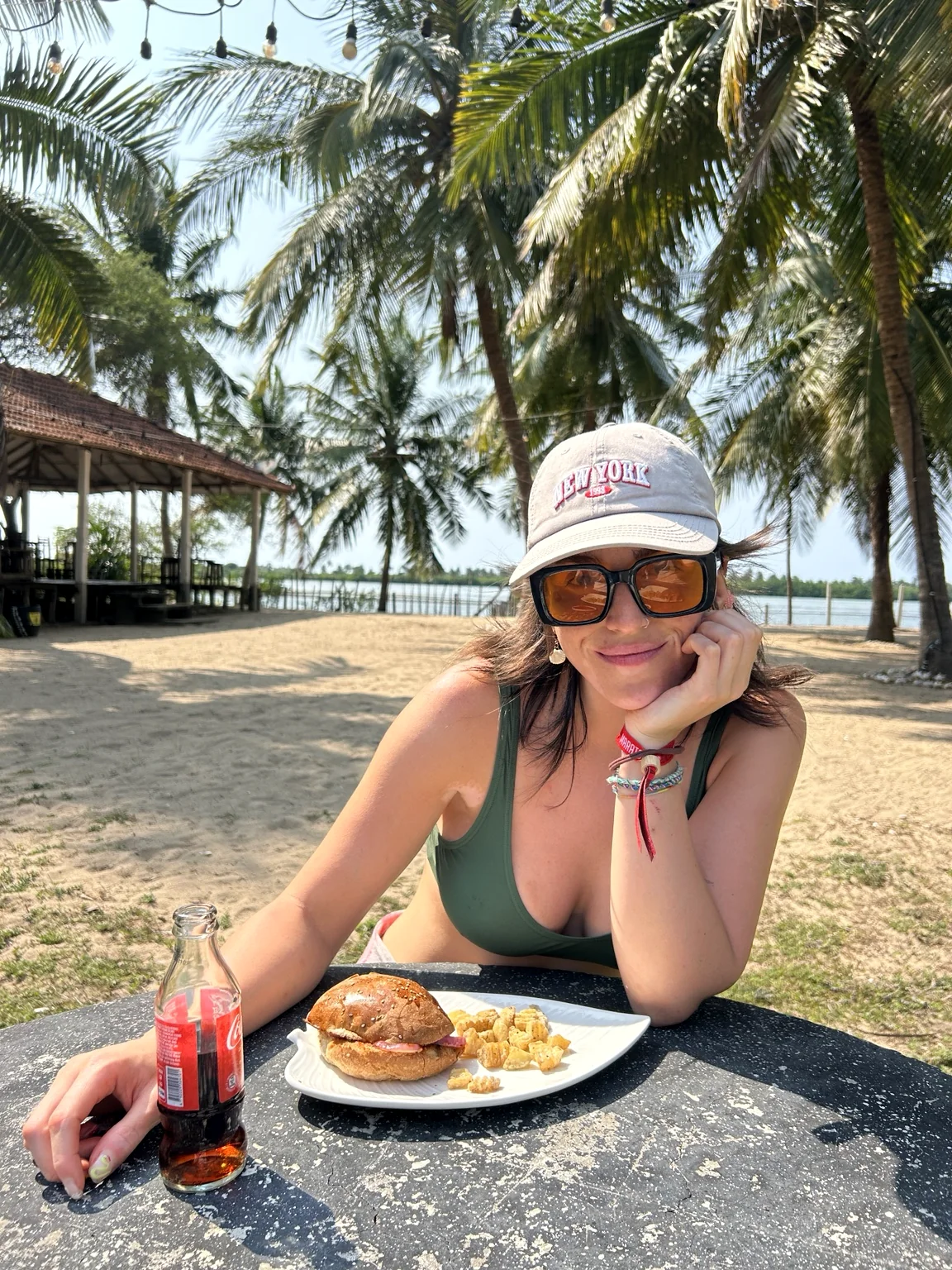 Lagoon-side lunch and resort lifestyle at Valampuri