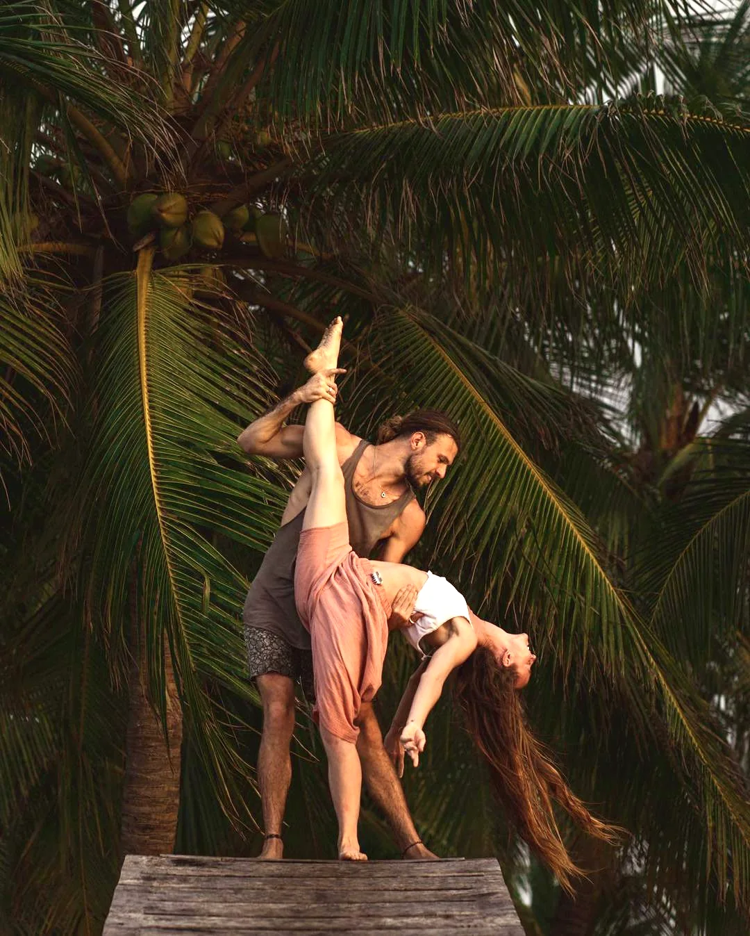 Wellness and yoga activity in Valampuri palm garden