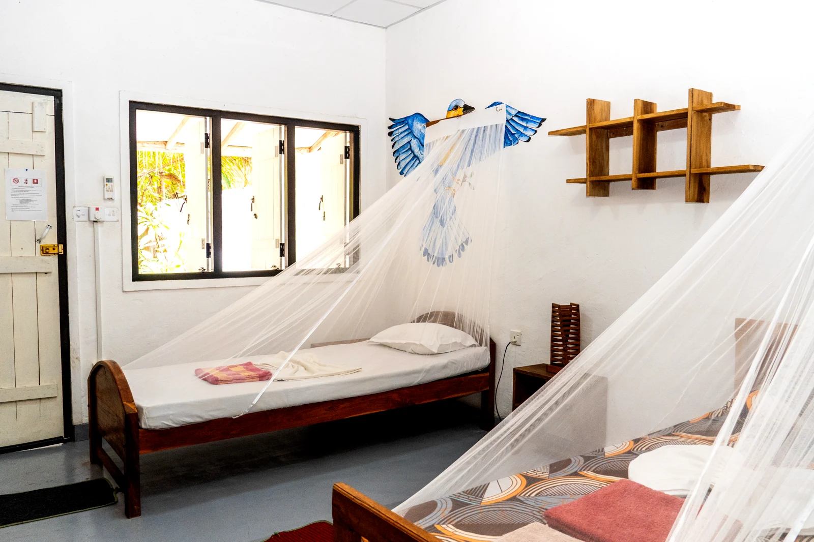 Comfortable sleeping area in the Comfort Terrace Double