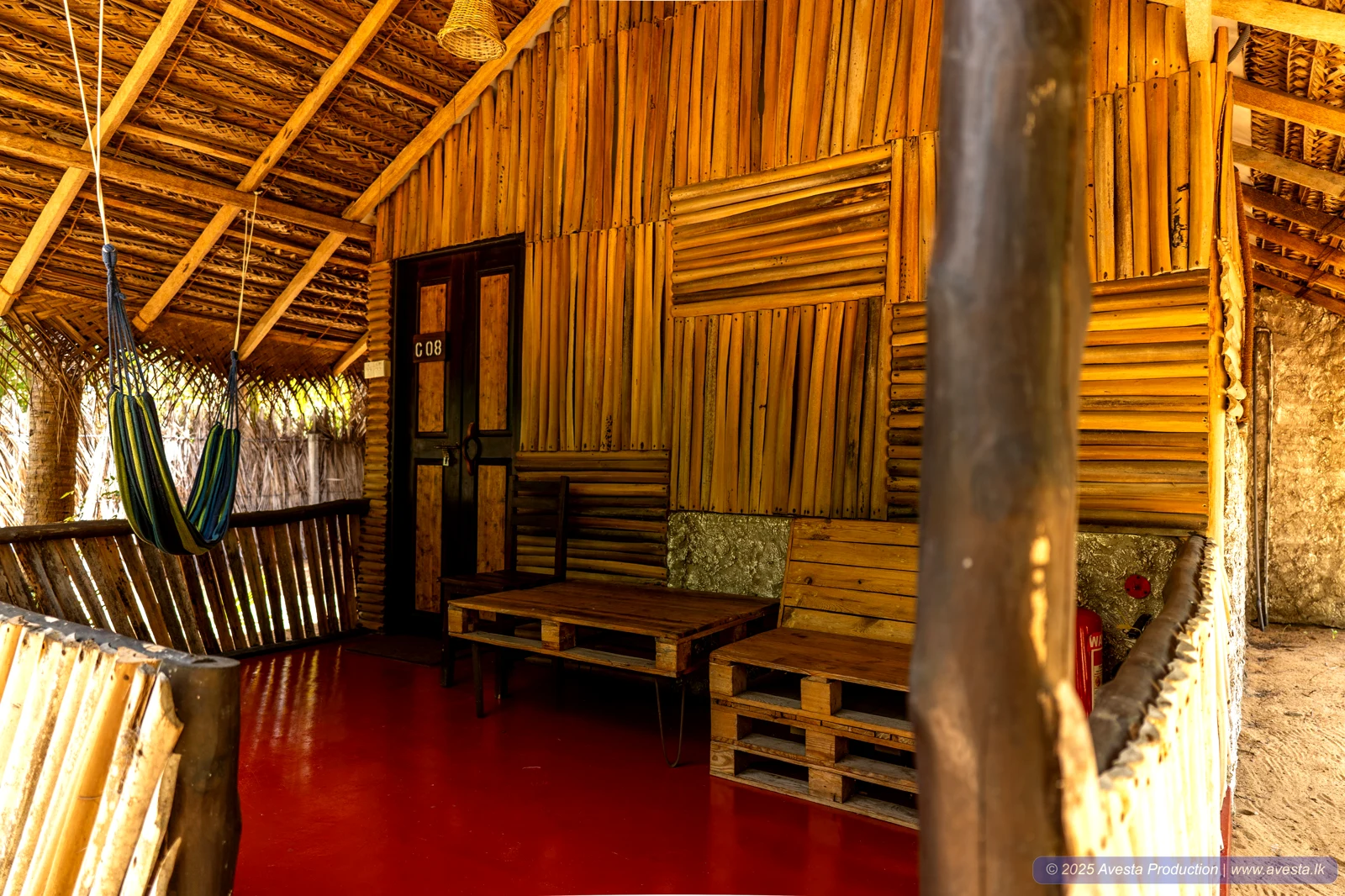 Valampuri Family Eco Chalet spacious sleeping area
