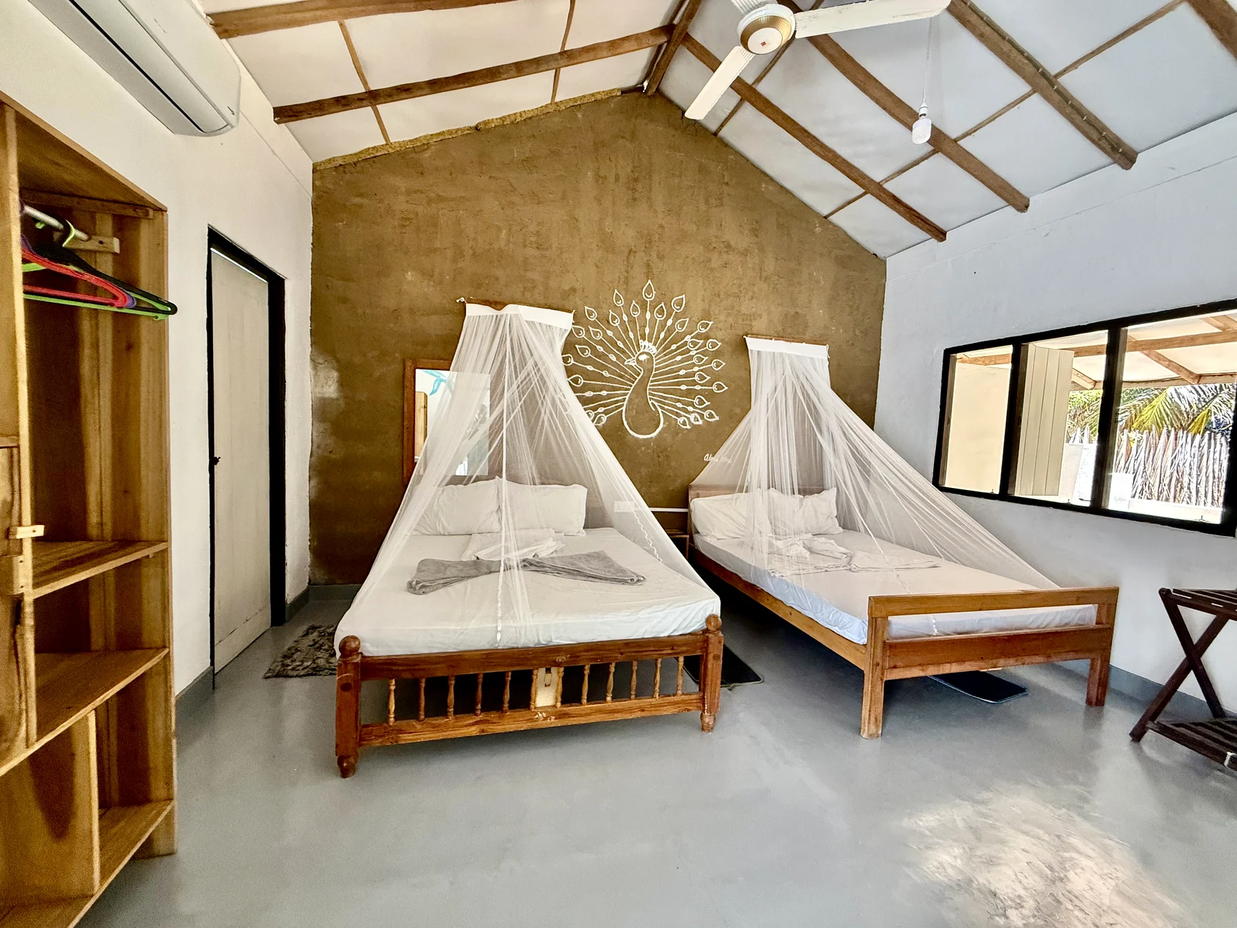 Garden Family Suite main bedroom wide view
