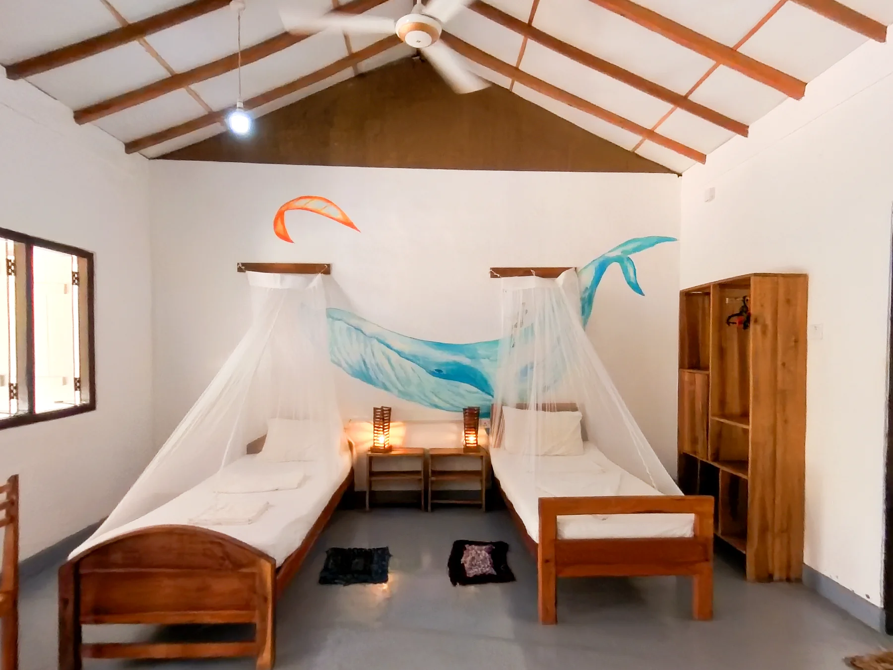 Garden Family Suite twin bedroom angle view