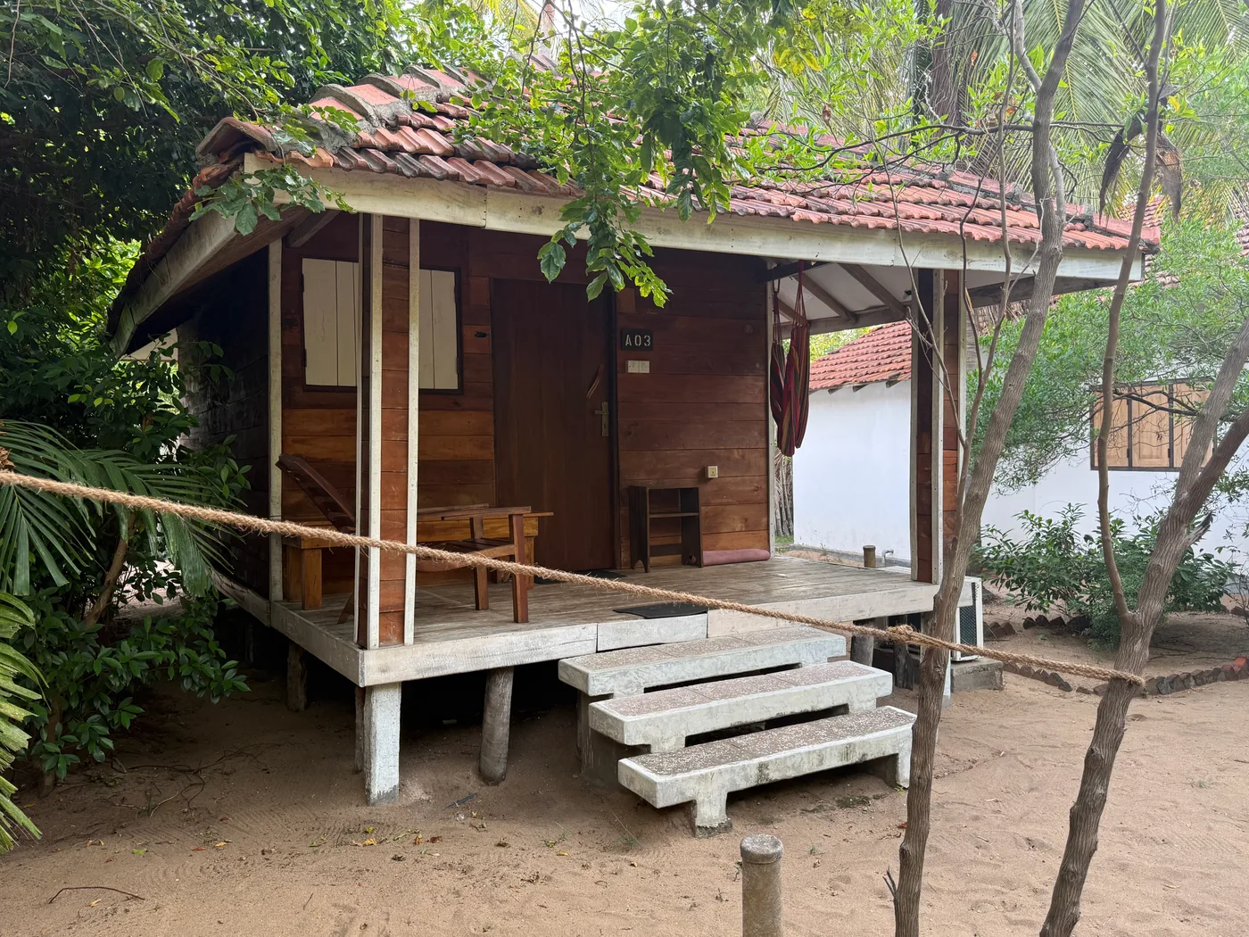 Open-Air Cabana hammock terrace