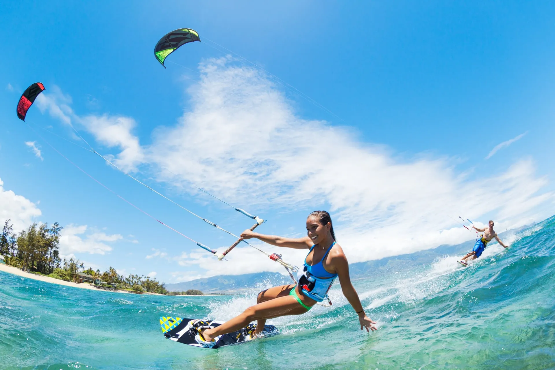Kitesurfing in Kalpitiya